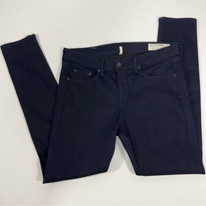 High Rise Skinny rag & bone Indigo Cotton Blend Denim Jeans Size 32